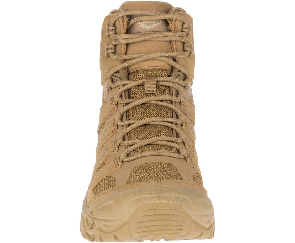 Botas Senhora - Merrell Strongfield Tactical 6\" Waterproof - Caqui - RBI093478